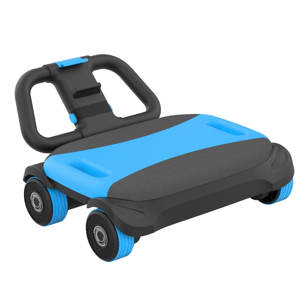 4-Rad-Bauchmuskeltrainer mit automatischem Rückstoß für Männer und Frauen – Trainingsgerät für das Core-Training zu Hause