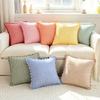 COMPRAORA 1 Pezzo Federa a Quadri con Pizzo Curvo Federa Morbida Decorazione per la Casa per Divano Camera da Letto e Soggiorno Federa Elegante