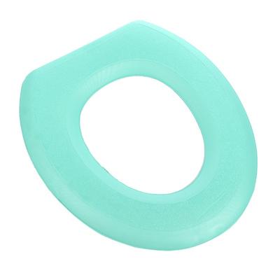 Household Waterproof Foam Toilet Cover Warm Pattern Pattern Toilet Mat Knitted Upholstered Toilet Washable Bathroom Accessories