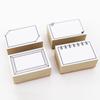Cute and Stylish Wooden Rubber Stamp Set with Sticky and A Fun Stationery Gift for Made In Japan Frame, Notebook, Notes, Clips, More. Cards. (#17)