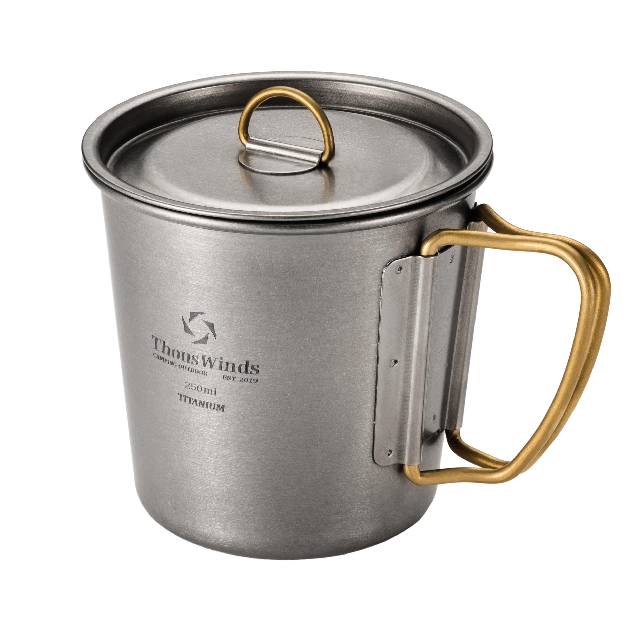 

Thous Winds Titanium Single Outdoor Suitable for Direct for Solo Includes Mesh Storage Bag Mug, Cup, Mug, Lightweight, Durable, Flame, Stylish,