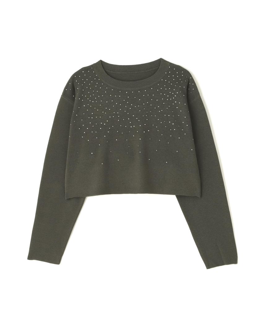 Natural Beauty Basics Hot Fit Short Knit Charcoal Women's Sweater,