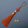 5pcs 13cm Short Tassel Spike Polyester Ice Silk Small Tassel Bookmark Key Chain Tassels for DIY Sewing Crafts Home Decor Tassel