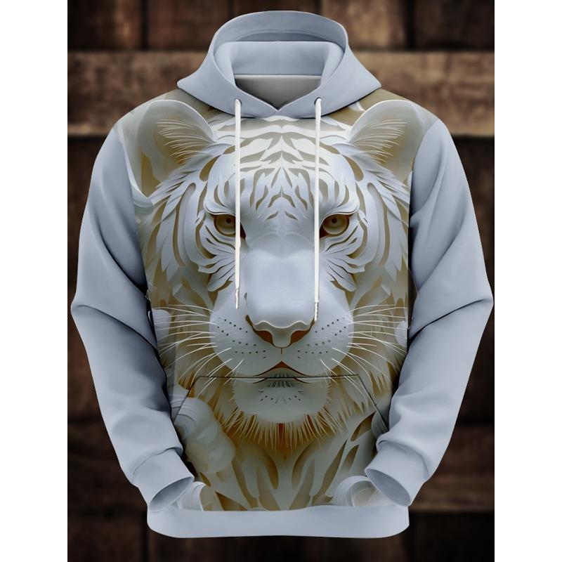 Tier Lustig Herrenmode 3D-Druck Hoodie Urlaub Club Hoodies Kapuze Tasche 3D-Druck Herbst Winter Designer Hoodie Sweatshirt