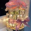 Romantic Rose Cube Table Lamp - Perfect for Birthdays, Qixi, or Valentine's Day