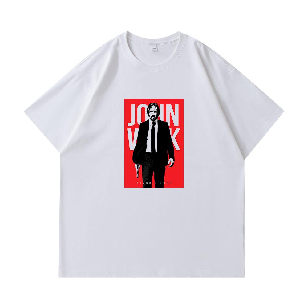 Fastpaced Pursuit 4 John Wick Keanu Reeves Pure Cotton T Shirt Unisexs Clothing and Womens Clothing 2026 Summer New TShirt