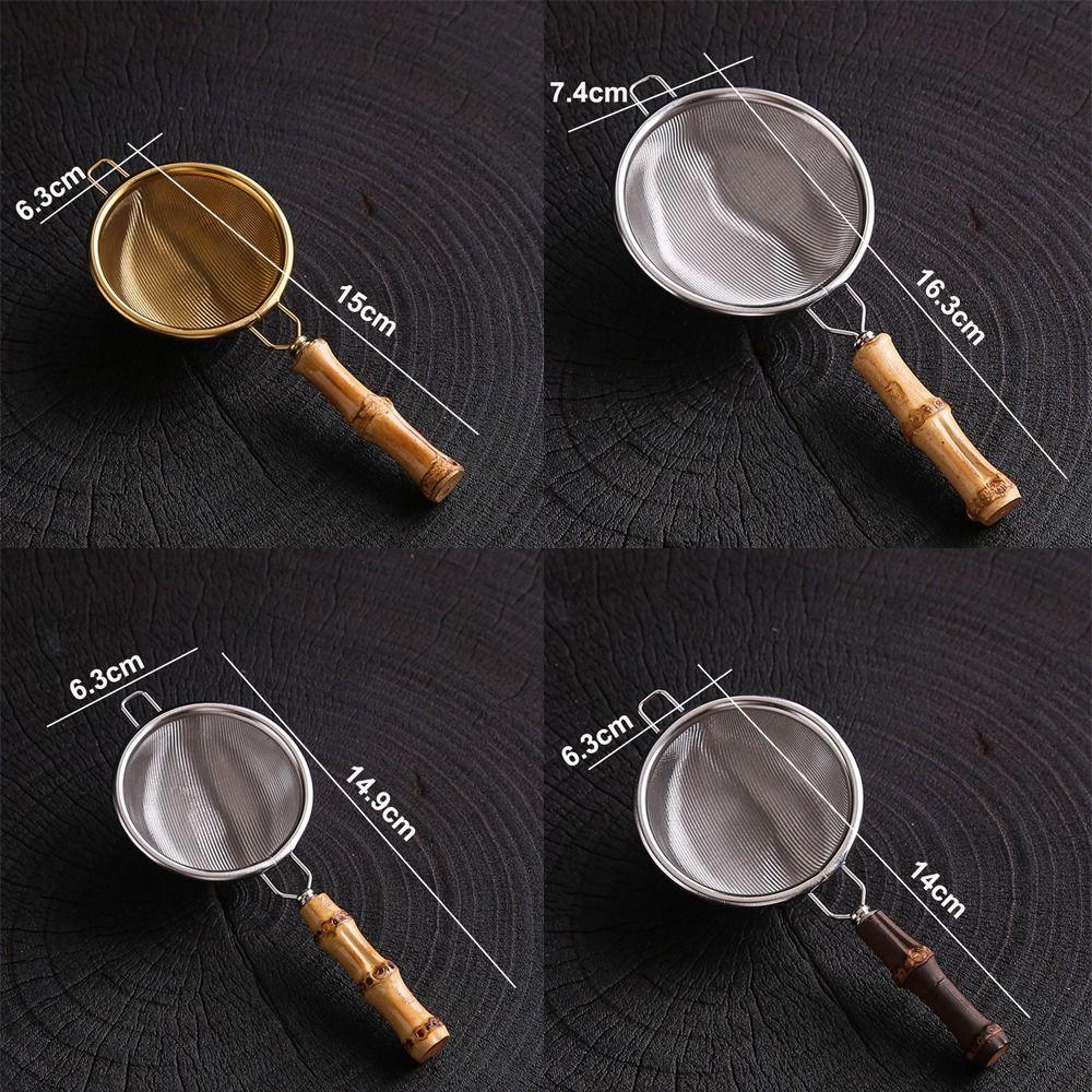 Nový nerezový sítko na matcha Snadno čistitelné Velmi jemné síto Čajové sítko Malé Nerezové Sítka na potraviny do kuchyně