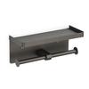 304 Stainless Steel Toilet Paper Holder with Phone Shelf and Hook