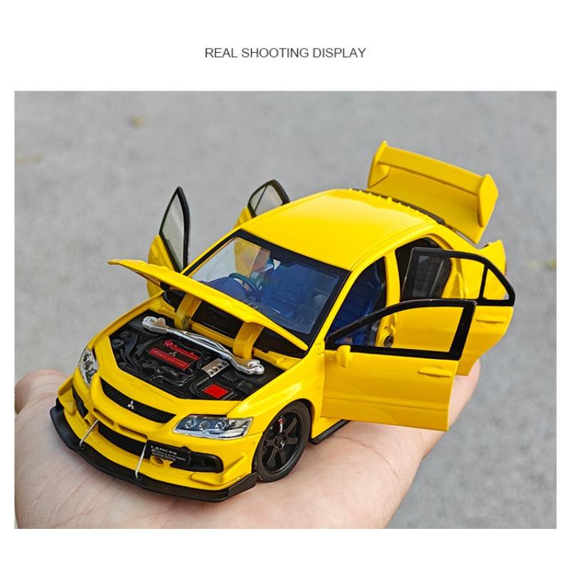 1/32 Mitsubishi Lancer EVO IX Odlewany Model Samochodu Zabawka Kolekcjonerska Dźwięk i Światło Zabawka
