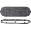 Vassoio per Lavello in Diatomea con Base in Silicone Pietra Essiccazione Rapida Tappetino per Piatti per Bancone Cucina Bagno Porta Dispenser Sapone