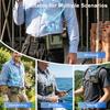 Tragbarer Mini-Hüftventilator Outdoor Hängender Halsventilator 4000mAh USB Wiederaufladbar Tragbarer Hüftclip Kleiner Ventilator Mini Outdoor Camping Ventilator