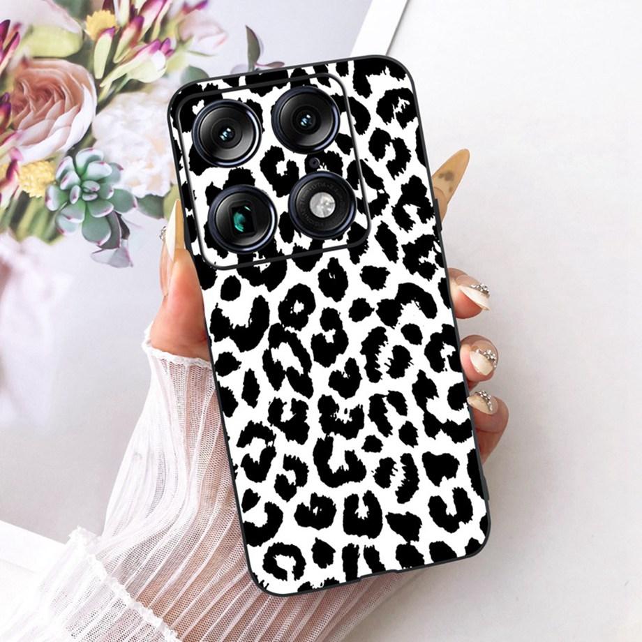For Moto X70 Air Pro Motorola Signature Phone Case Soft Black Silicone Cover Butterfly Dragon Cat Floral Painting Bumper Funda