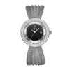 Luxury Women Wrist Watch Yalalusi Crystal Circle Dial Waterproof Quartz Dress Watch with Brand Gift Box Ideal Gift for Girlfrien