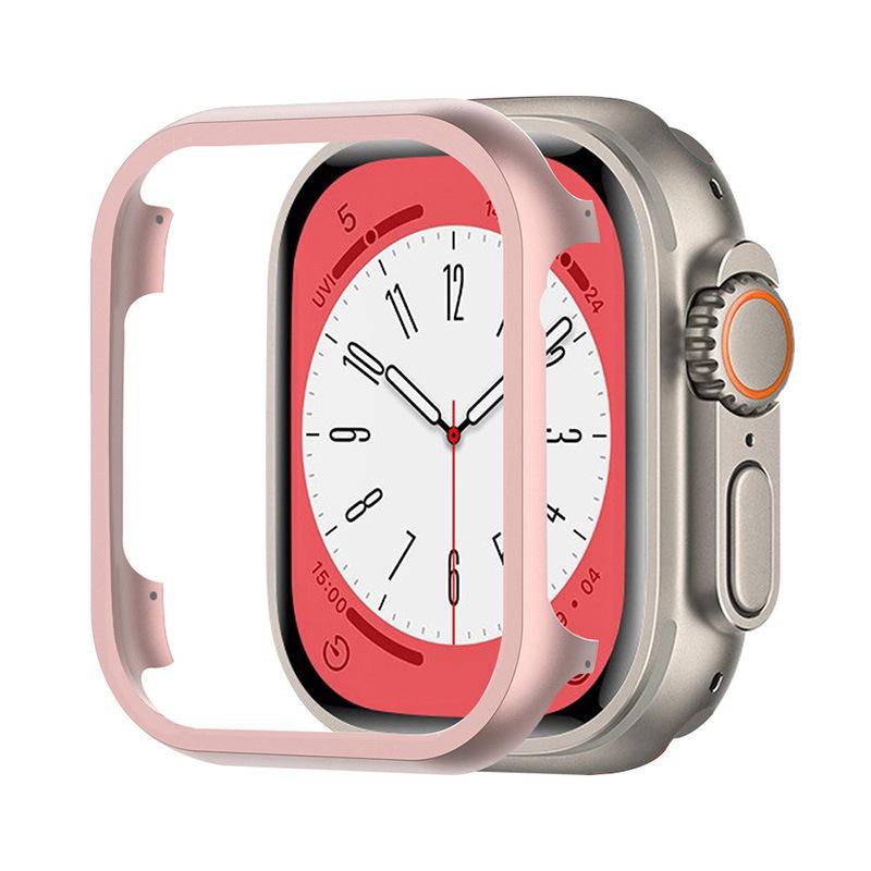 Aluminum Alloy Case For Apple Watch 49mm 46mm 42mm 45mm 41mm 44mm 40mm Metal Bumper iWatch Series Ultra 11 10 9 8 7 6 5 SE Shell