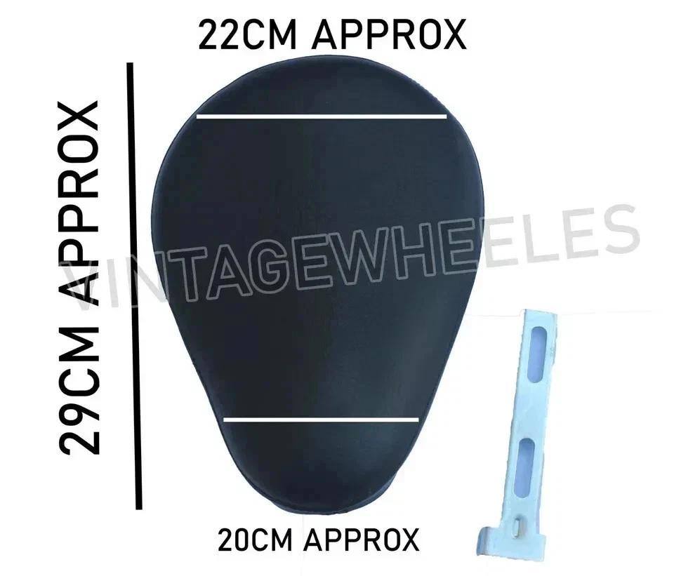New Black Leather Solo Seat For Harley Davidson Sport Edition Motorcycles