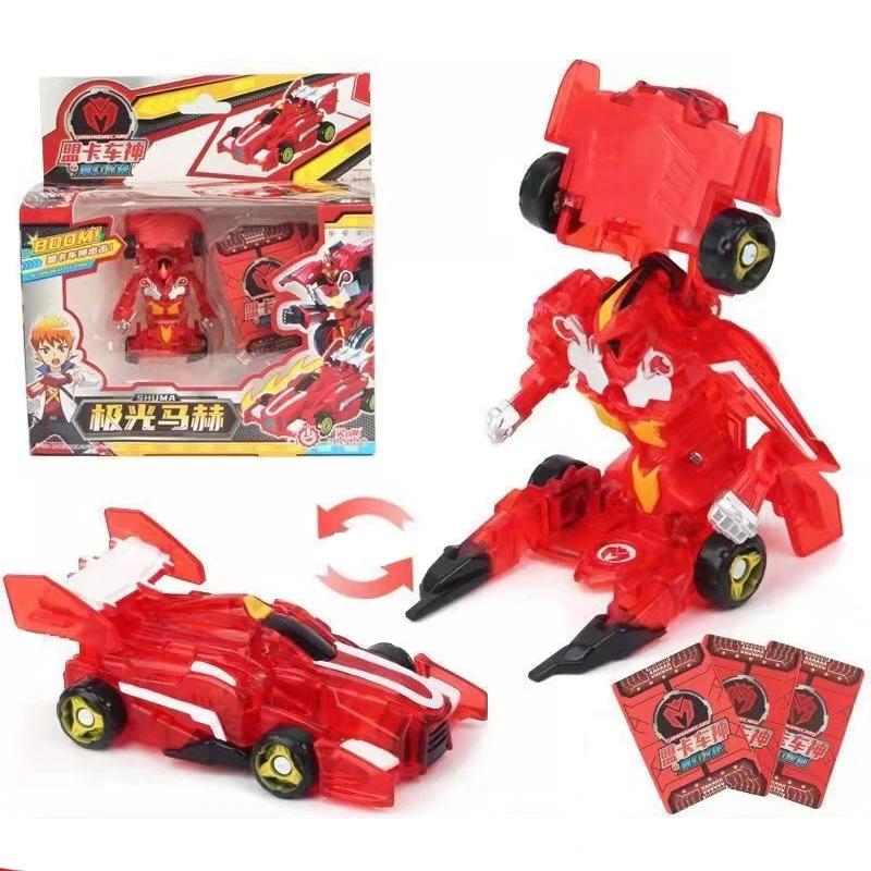 2022 Neues Turning Mecard Mega Drache Teryx Verwandlung LKW Roboter Cartoon Anime Auto Modell Spielzeug Kampfarena Fahrzeug + 3 Karten