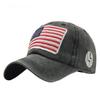 Hat Washed Old Alphabet Baseball Cap Versatile Trendy Men Women American Flag Pure Cotton Hat