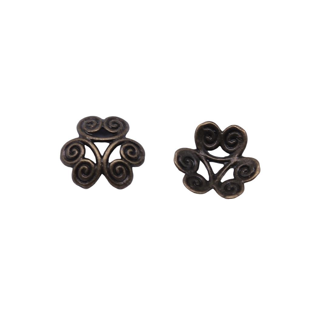 Flower Bead Cap Spacer Findings Ornate Covers For DIY Jewelry Making Materials