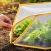 Foldable Garden Plant Cover Seedling Greenhouse Protective Frame Nursery Cold Protection Cover 80x34x35cm