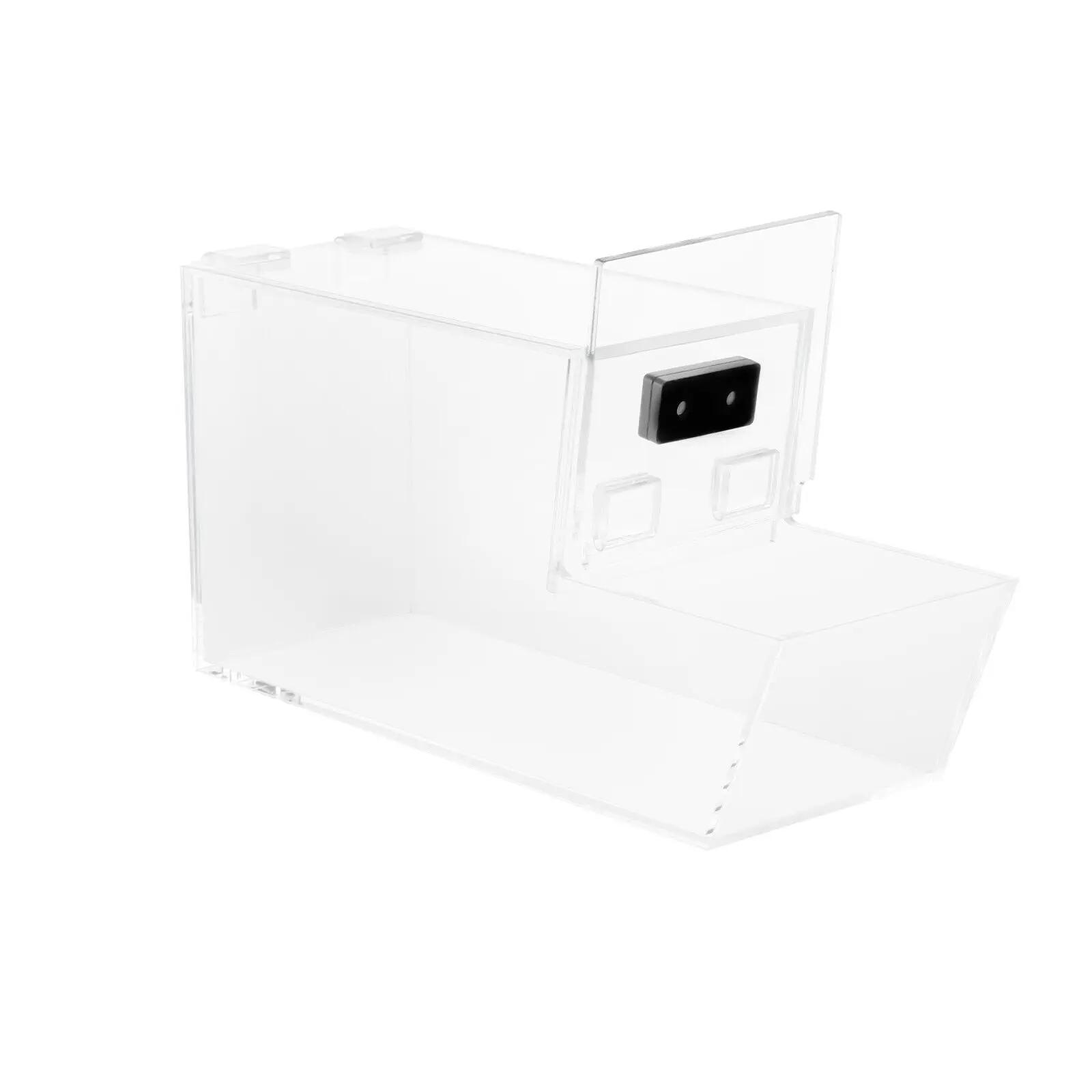 

Acrylic Stackable Candy Dispenser Box-Clear Display Snack Storage Mini Large-Capacity,Container for Restaurants &Retail Stores чистий