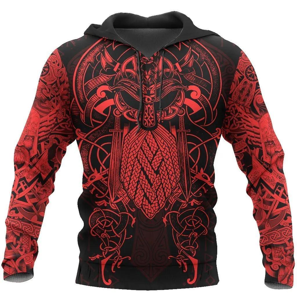 Vintage Vikings Sweatshirts 3DPrint Hoodies Men/Women Casual Fashion Hoodie Kids Pullover Sweatshirts Unisex Clothing men coat