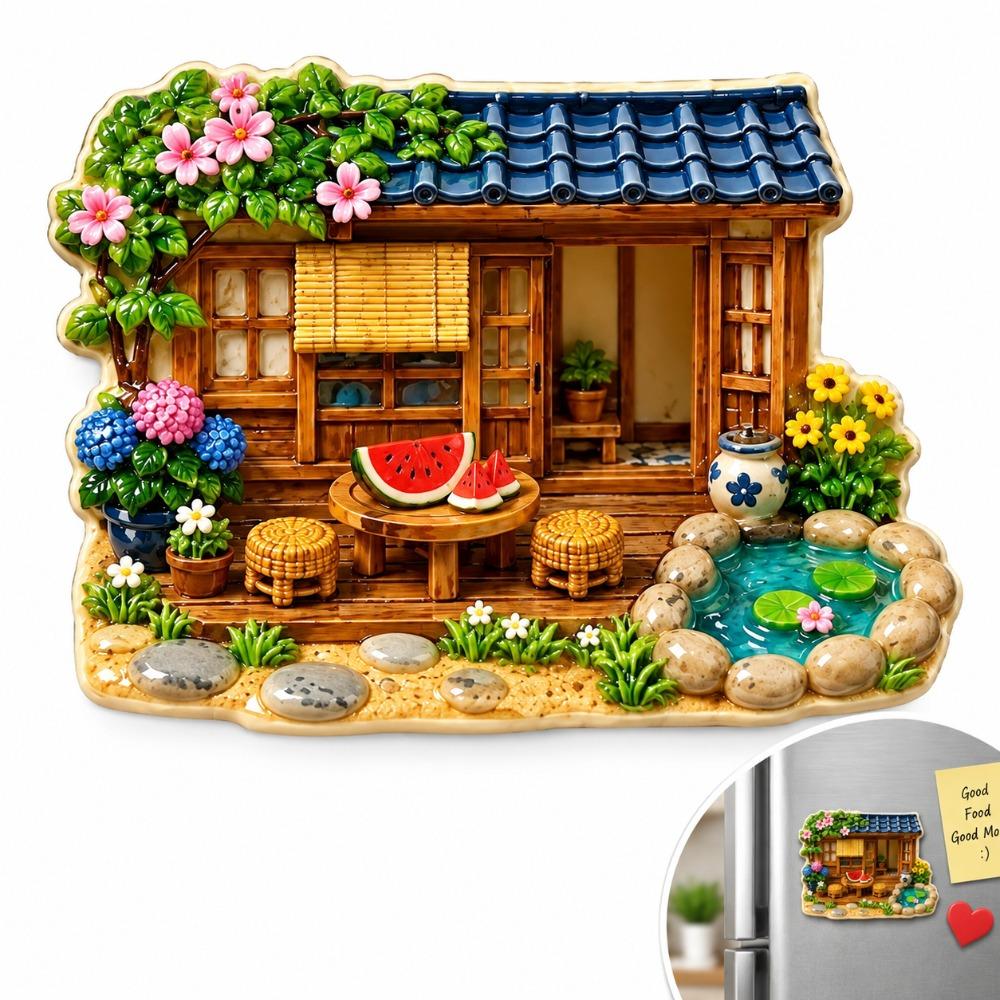 3D Relief Fridge Magnet Cartoon Pattern Decorative Fridge Magnet Refrigerator Magnet  Home Decor
