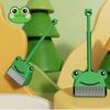 1 Set Mini Broom with Dustpan for Kids,Little Housekeeping Helper Set