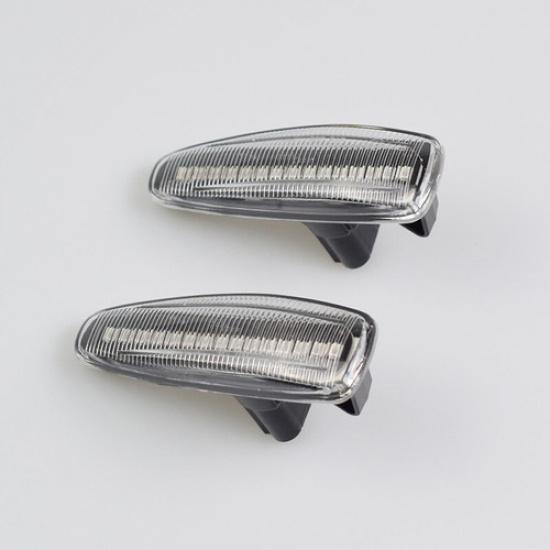 Sequential Amber Front Pair Side Marker Light For Mitsubishi Lancer Evo X Mirage