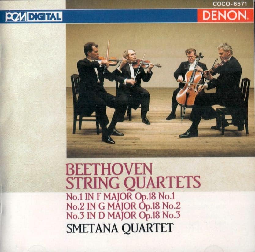 

CD SMETANA QUARTET; BEETHOVEN - Beethoven: String Quartet 1 COCO6571 Japan Classical Used