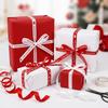 Polyester Red Love Printed Ribbon 5 Yards Bouquet Packaging Ribbon  Party Decoration
