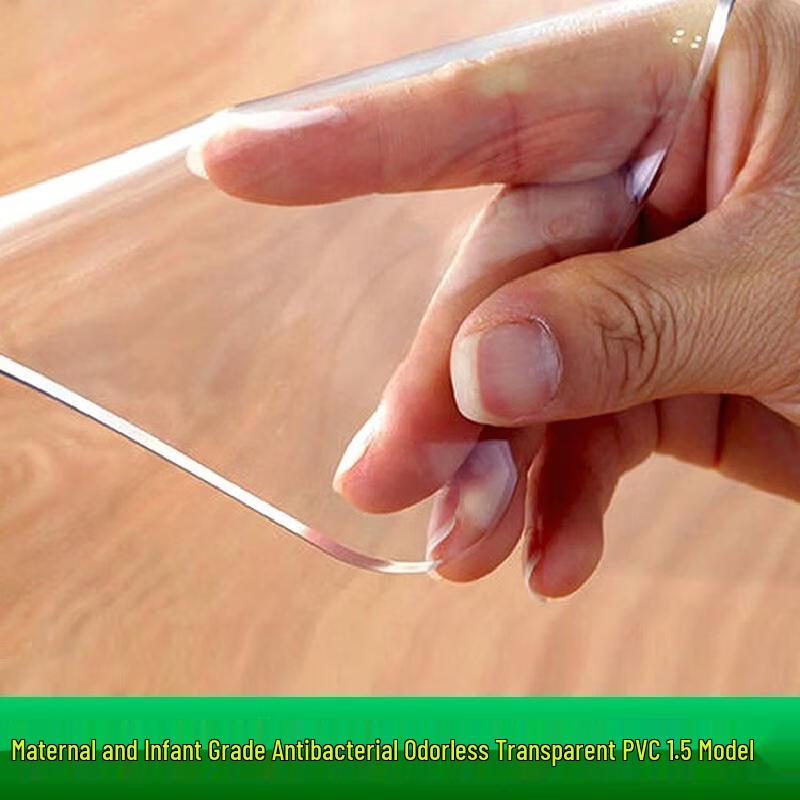YUNMING Waterproof PVC Transparent Table Protector Mat 40x80cm