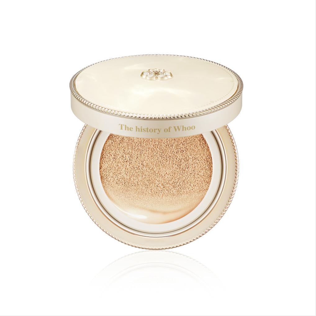 

ИСТОРИЯ WHOO Gongjinhyang Mi Luxury Golden Cushion SPF 50 + / PA +++ 15 г * 2EA (основная + добавка)
