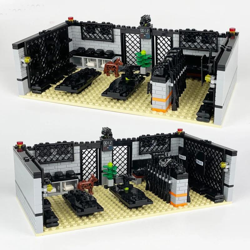 Field Sentry Tower Combat Command Center Building Blocks - Small Particles Accessories - Assembled Children's Model Toys