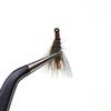 10PCS #16 CDC Emerger Dry Flies UV Reactive Floating Barbed Hook Trout Grayling Artificial Fishing Lures