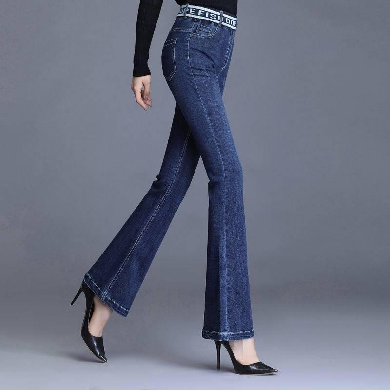 Mid Waisted Denim Jeans Denim Pants 