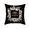 45cm Black Christmas Pillow Case Bell Christmas Ball Home Decor Pendant Christmas Decoration Happy New Year Noel Naveda Gift