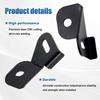 Front Driver CB Antenna Mount Bracket Holder For Jeep Wrangler JL JLU TJ 2018+