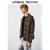 UR2025 Men's Flowing Texture Button Knit Cardigan