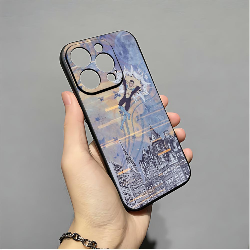 Cool I-InvincibleS Comic Phone Case For IPhone 16,15,14,13,12,11,XS,XR,X,8,7,Pro,Max,Plus,mini Silicone Black Cover