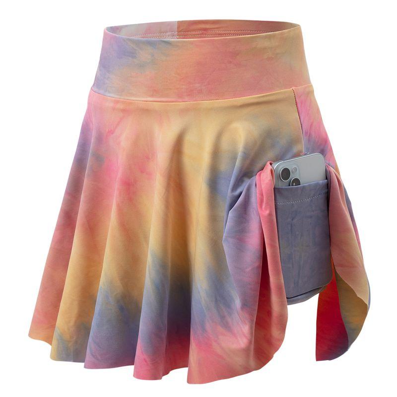 Dětská dívčí tenisová sukně pro věk 3-14 let s kapsami podšitými vnitřní vrstvou