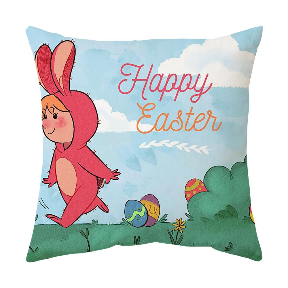 Rabbit Pillowcase Sofa Cushion Cover Office Waist Cushion Cushion Cover Can Be Made in Nordic Style
