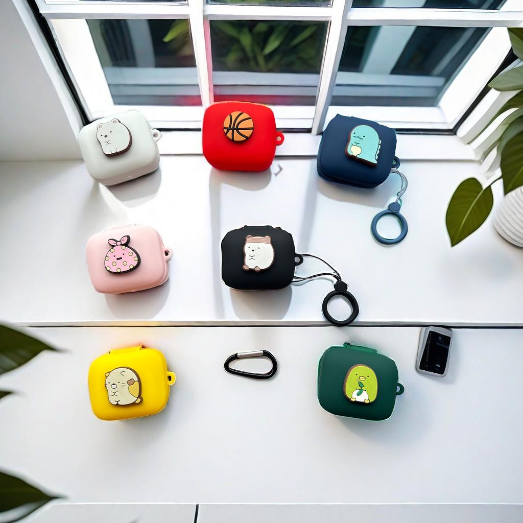 For Soundcore C10i Wireless Bluetooth Headset Case Butterfly Silicone Fashion Soft Case