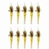 10PCS Leurres Crevettes PVC Leurres Souples de Pêche Appâts Crevettes Durables Pêche au Bar