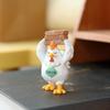Resin Chicken Figurines with Brick Chicken Garden Statues Decors Decorative Ornament for Home Table Desk Yard Decors