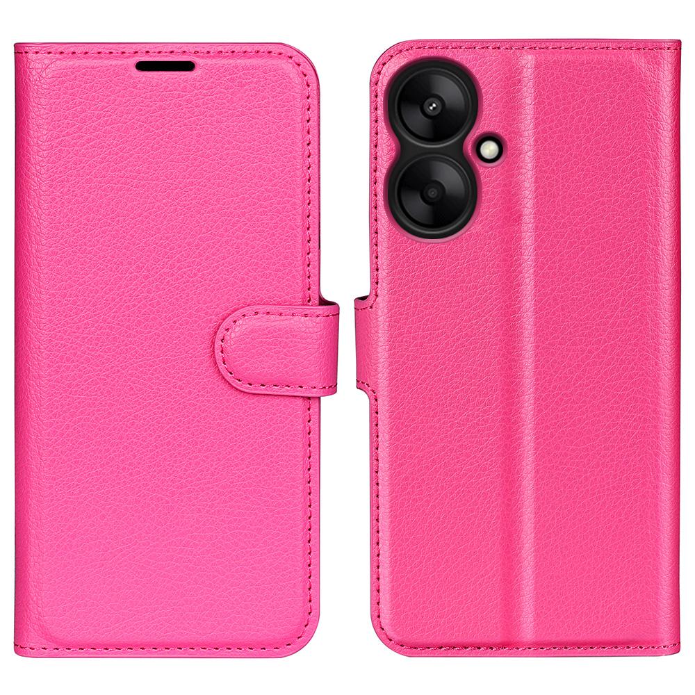 For Xiaomi Redmi 13C 5G/Redmi 13R 5G Case Leather Phone Cover Litchi Texture