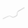 Aluminium Fahrrad Fixed Gear Riser Bar Lenker 25,4mm * 520mm (silbrig)