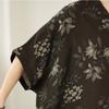 DIMANAF New 2026 Women Plus Size Spring Summer Beach Vintage Long Dress Floral Print Loose Oversize Maxi