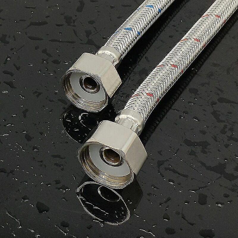 Flexible Connection Hose Stainless Steel Tap For Hot And Cold Water Single Handle Kitchen Sink Tap 60cm