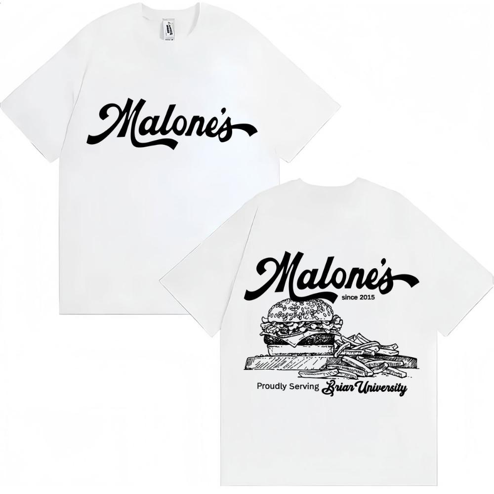 Off-campus Marlon's Briar University Bar and Burge T-shirt Men's and Women's Hockey T-shirt Oversized Fan T-shirt Streetwear