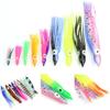 10Pcs Bright Colors Luminous Imitation Set Baits Fishing Lures Octopus Squid